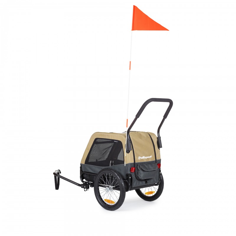 Remolque para perros - Polisport 2 en 1
