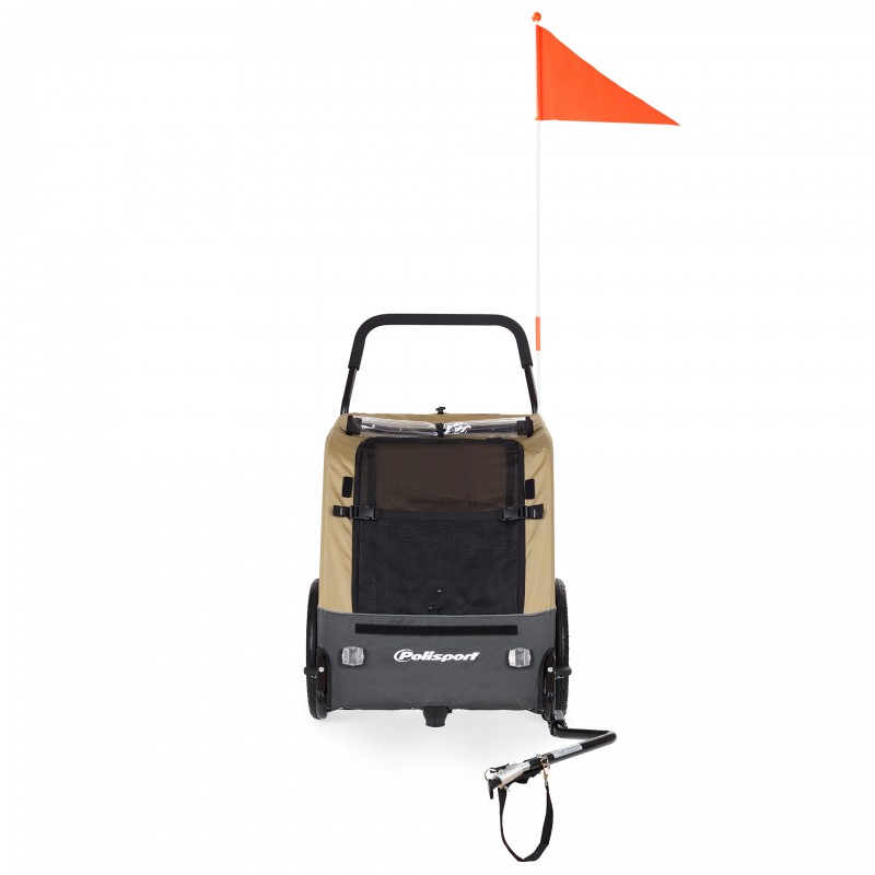 Remolque para perros - Polisport 2 en 1
