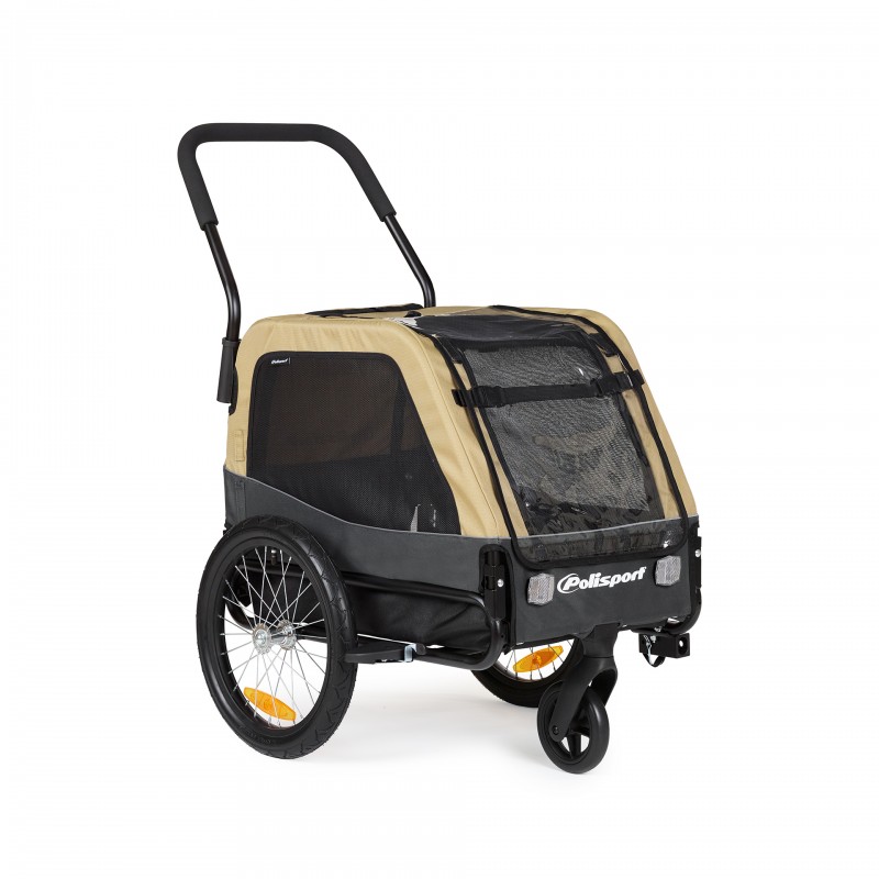 Remolque para perros - Polisport 2 en 1