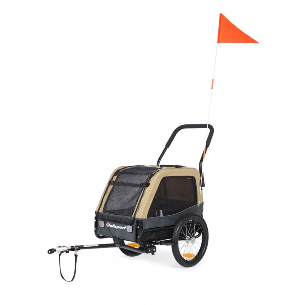 Remolque para perros - Polisport 2 en 1